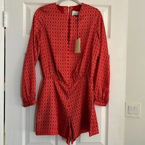 Alexis kambell red romper